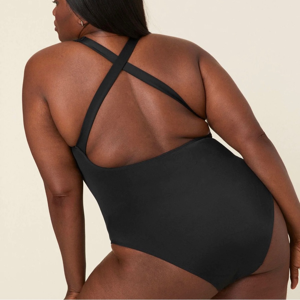 NWT Andie Swim The Cheeky Tulum One Piece in Black